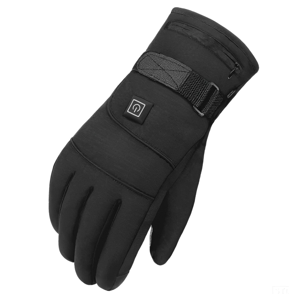 Heated Gloves Rechargeable Battery Waterproof Touchscreen Fingertips Heat Winter Outdoor