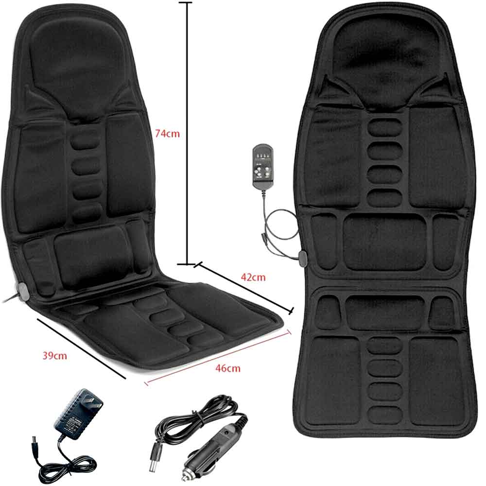 Heated Massage Chair Pad with 8 Modes for Full Body Relaxation