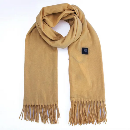 Heated Scarf Neck Wrap USB Power Brushed Fleece Three Temperature Settings Winter