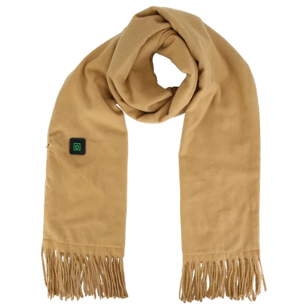 Heated Scarf Neck Wrap USB Power Brushed Fleece Three Temperature Settings Winter