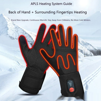 Guantes térmicos de invierno, batería recargable, yemas compatibles con pantallas táctiles, calor y agarre ajustables