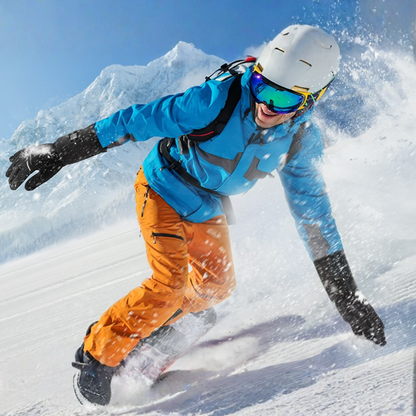 Aufladbare beheizte Winterhandschuhe mit 3 Wärmestufen und Touchscreen-Fingerspitzen