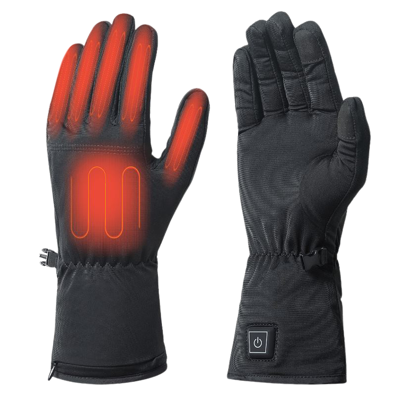 Aufladbare beheizte Winterhandschuhe mit 3 Wärmestufen und Touchscreen-Fingerspitzen