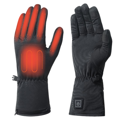 Aufladbare beheizte Winterhandschuhe mit 3 Wärmestufen und Touchscreen-Fingerspitzen