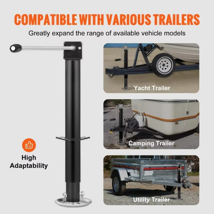 Heavy-Duty A-Frame Trailer Jack with Drop Leg 5000 lb. Capacity