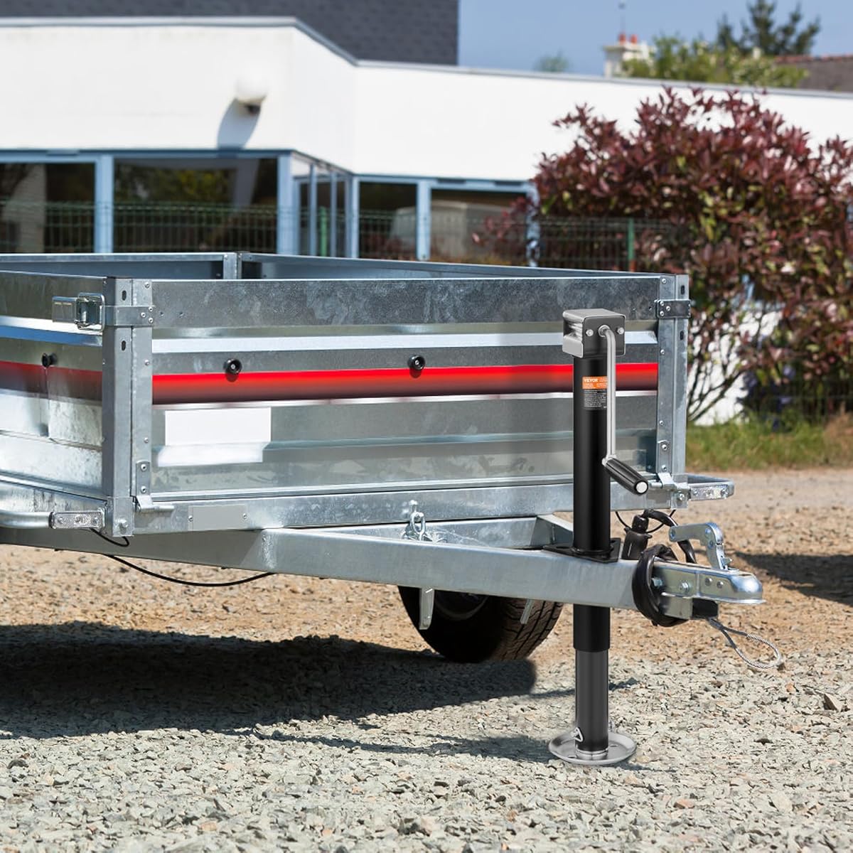 Heavy-Duty A-Frame Trailer Jack with Drop Leg 5000 lb. Capacity