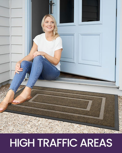 Heavy Duty Indoor Outdoor Doormat Non Slip Waterproof