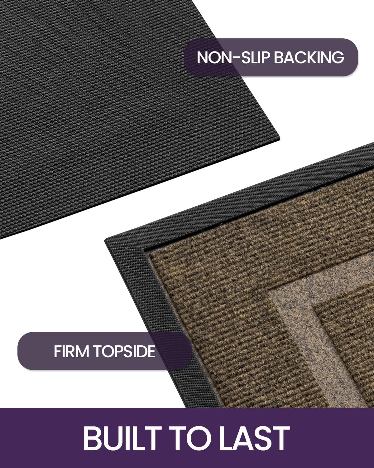Heavy Duty Indoor Outdoor Doormat Non Slip Waterproof