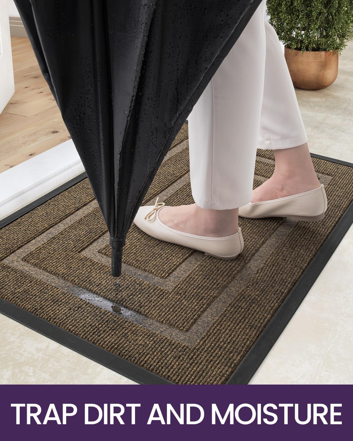 Heavy Duty Indoor Outdoor Doormat Non Slip Waterproof