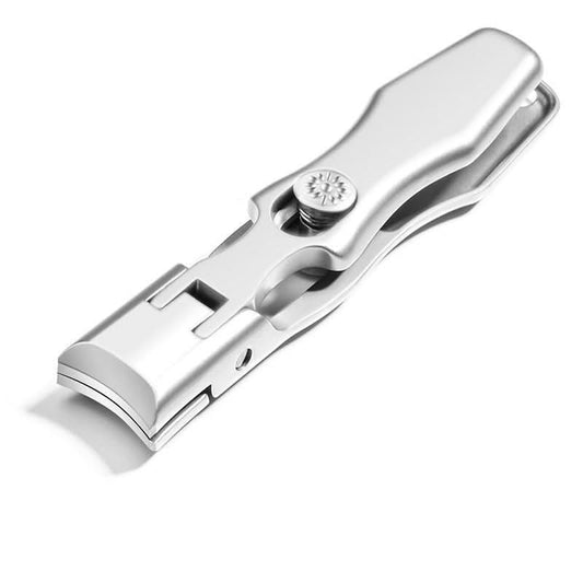 Heavy-Duty Nail Clipper for Thick Nails with Wide Jaw and Nail Catcher