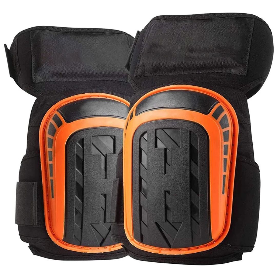 Heavy Duty Work Knee Pads Adjustable Impact Resistant Comfort Fit