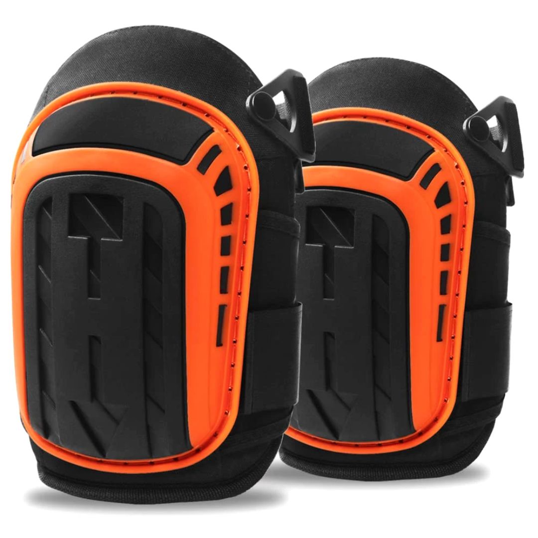 Heavy Duty Work Knee Pads Adjustable Impact Resistant Comfort Fit