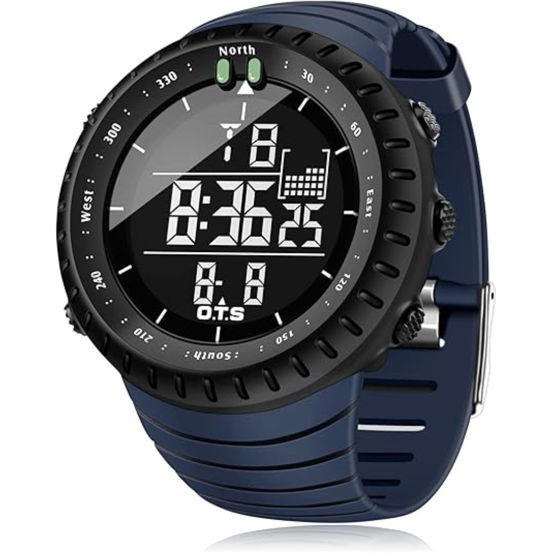 Henry Waterproof Digital Sports Watch with LED Backlight