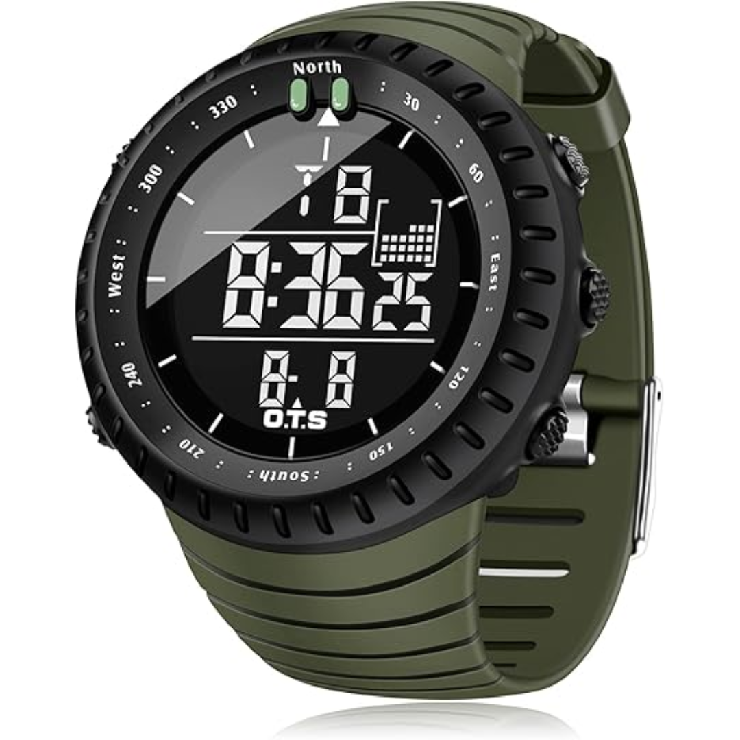 Henry Waterproof Digital Sports Watch with LED Backlight
