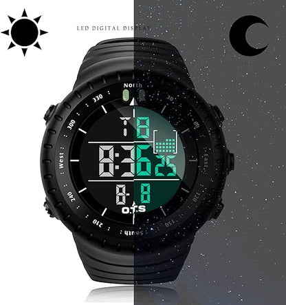 Henry Waterproof Digital Sports Watch with LED Backlight