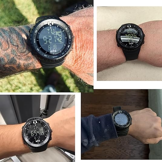 Henry Waterproof Digital Sports Watch with LED Backlight