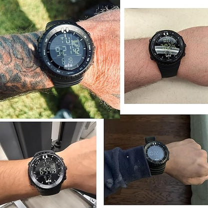Henry Waterproof Digital Sports Watch with LED Backlight