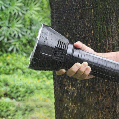 High Power Rechargeable LED Flashlight with Waterproof Design