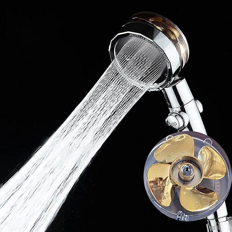 High Pressure Water-Saving Shower Head with 360° Rotation