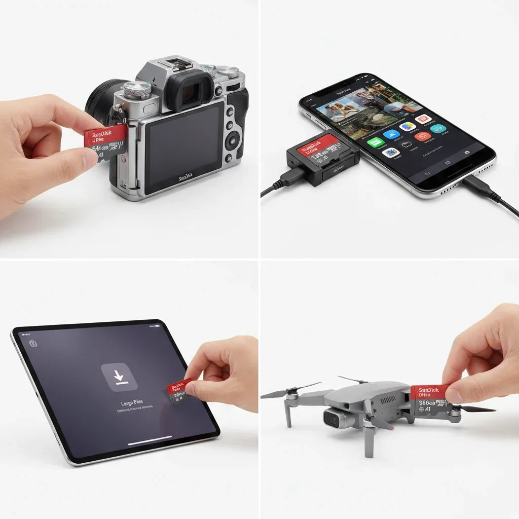 High Speed Micro SD Memory Card for Phone Camera Tablet Storage