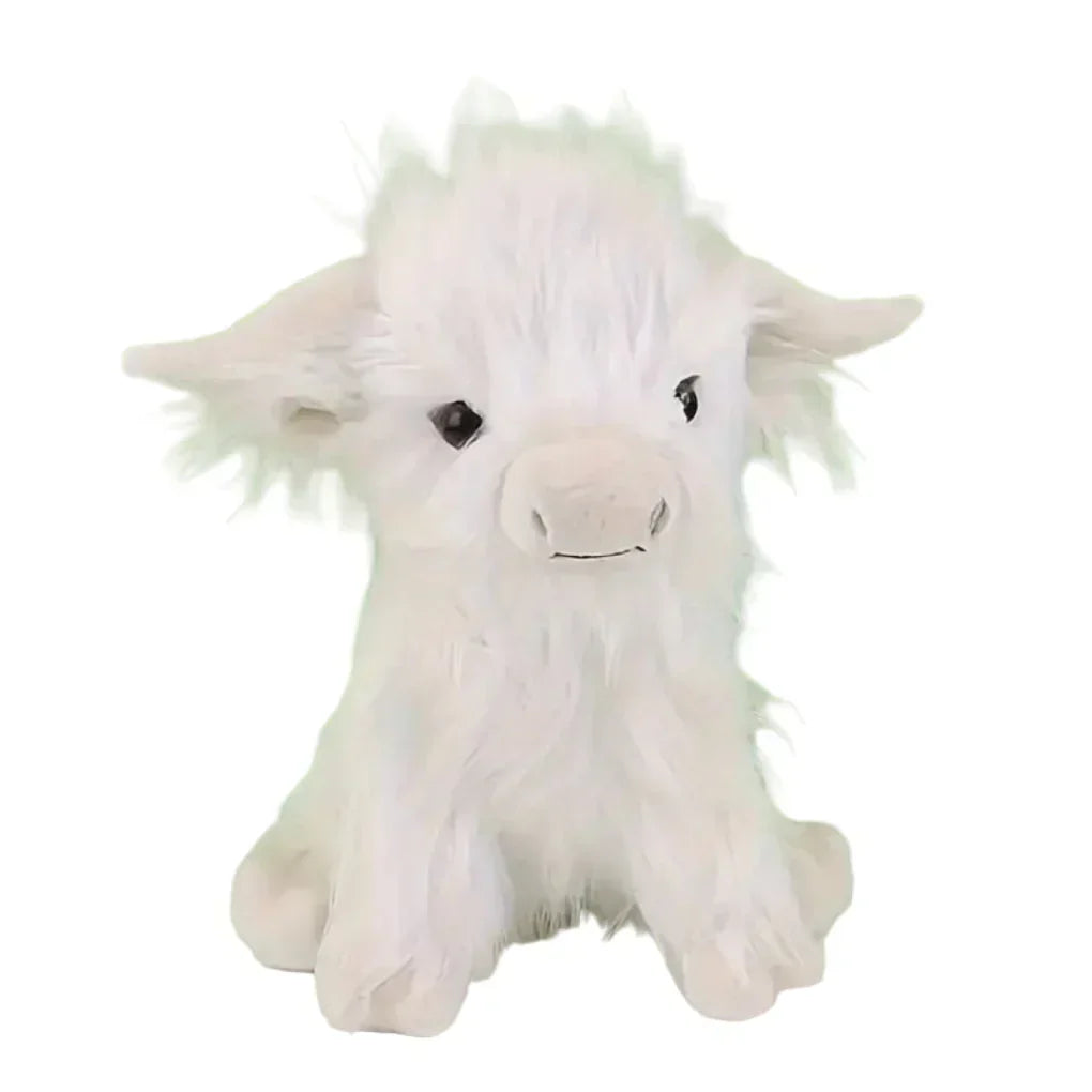 Highland Cow Plush Toy with Shaggy Mane