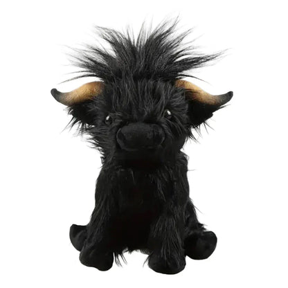 Highland Cow Plush Toy with Shaggy Mane