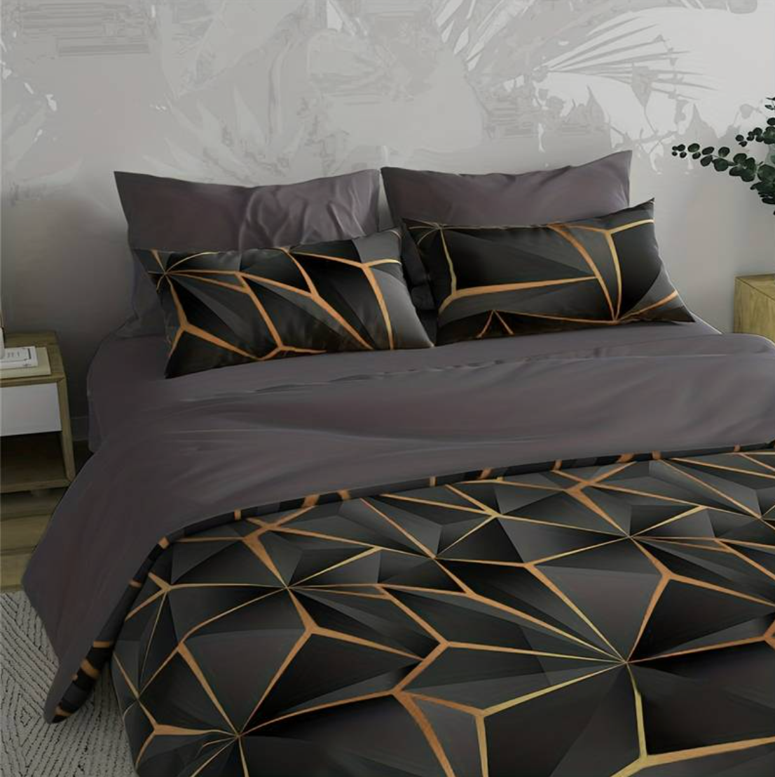 Hilton Luxury Microfibre Duvet Set with Soft Breathable All Season Comfort