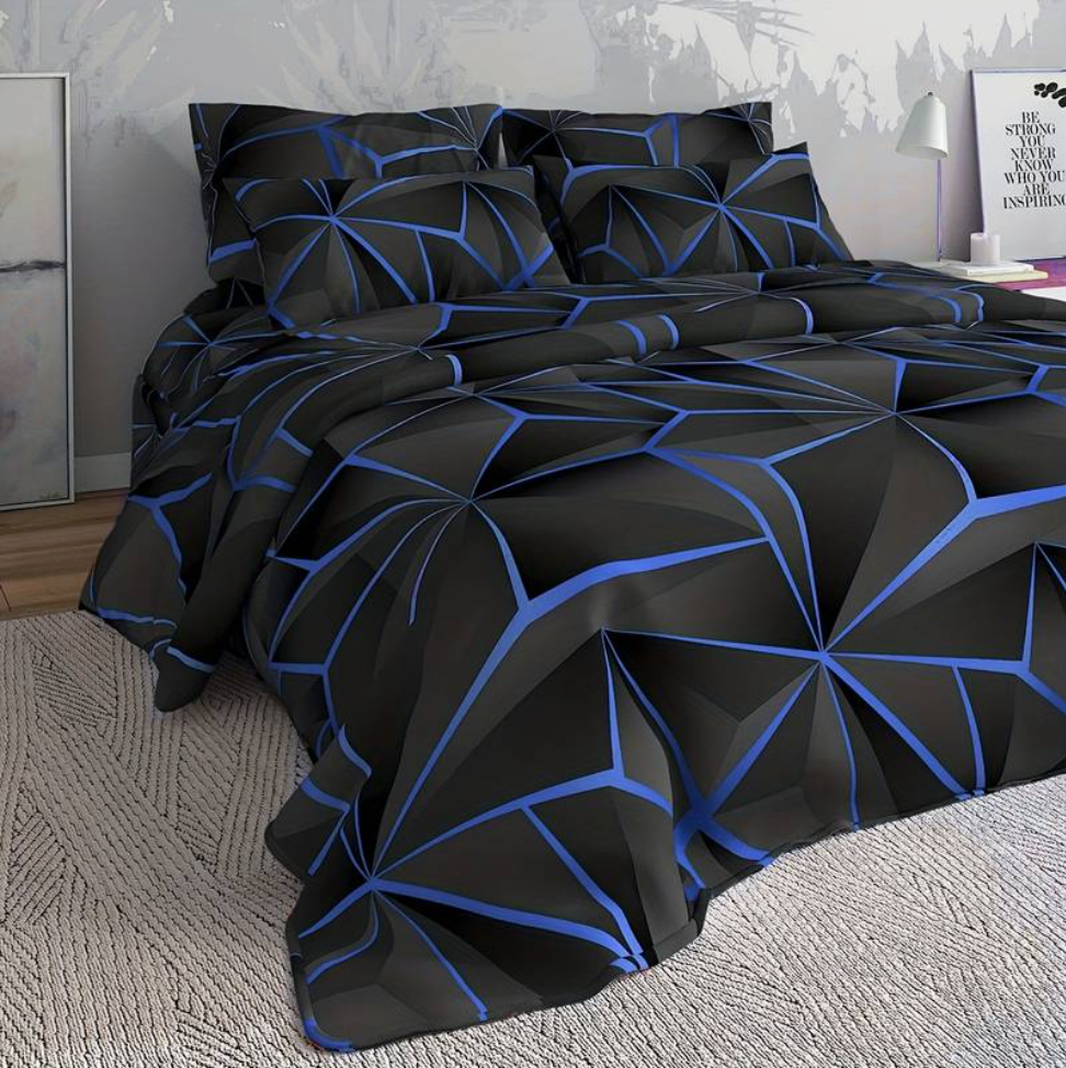 Hilton Luxury Microfibre Duvet Set with Soft Breathable All Season Comfort