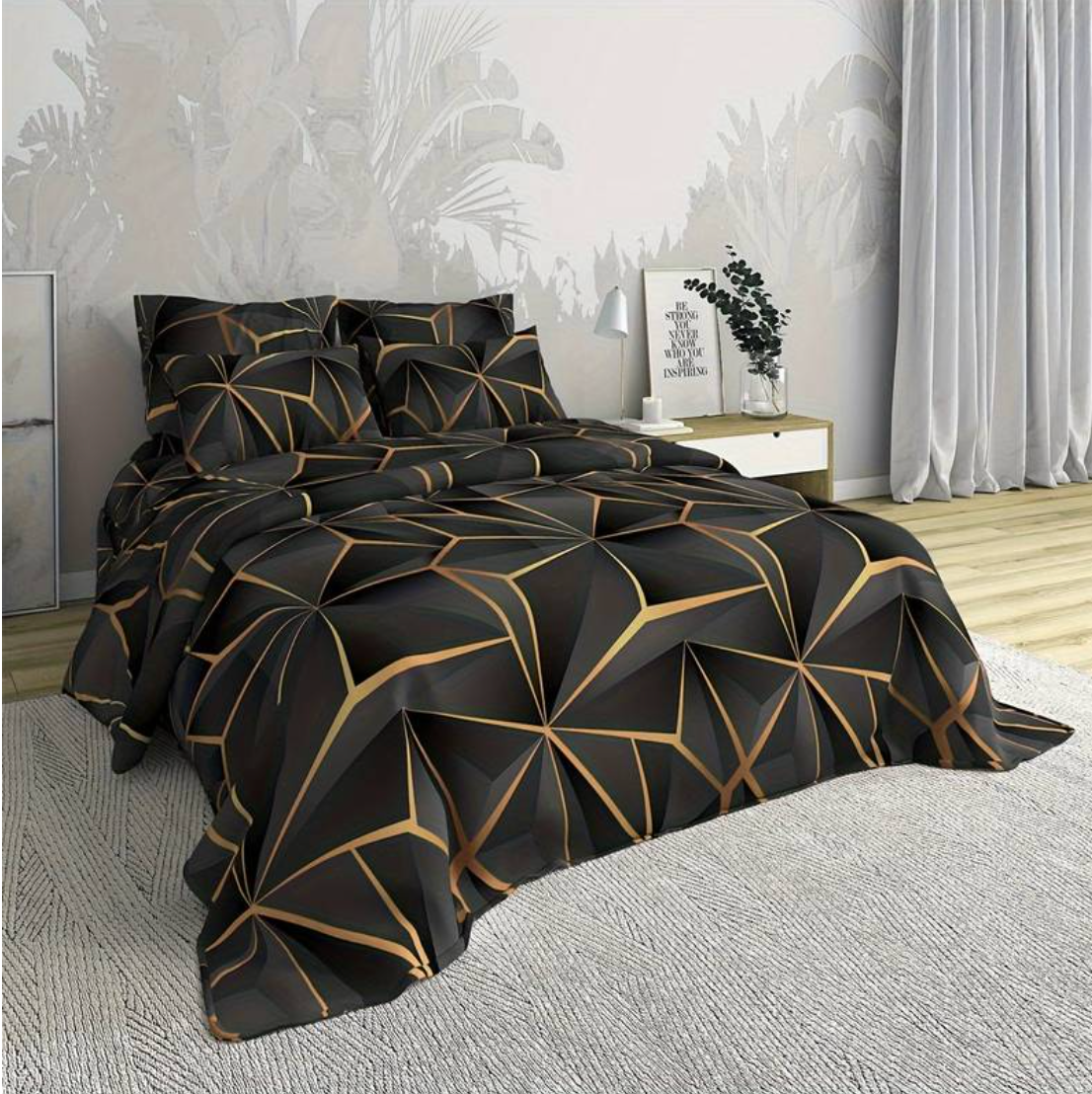 Hilton Luxury Microfibre Duvet Set with Soft Breathable All Season Comfort