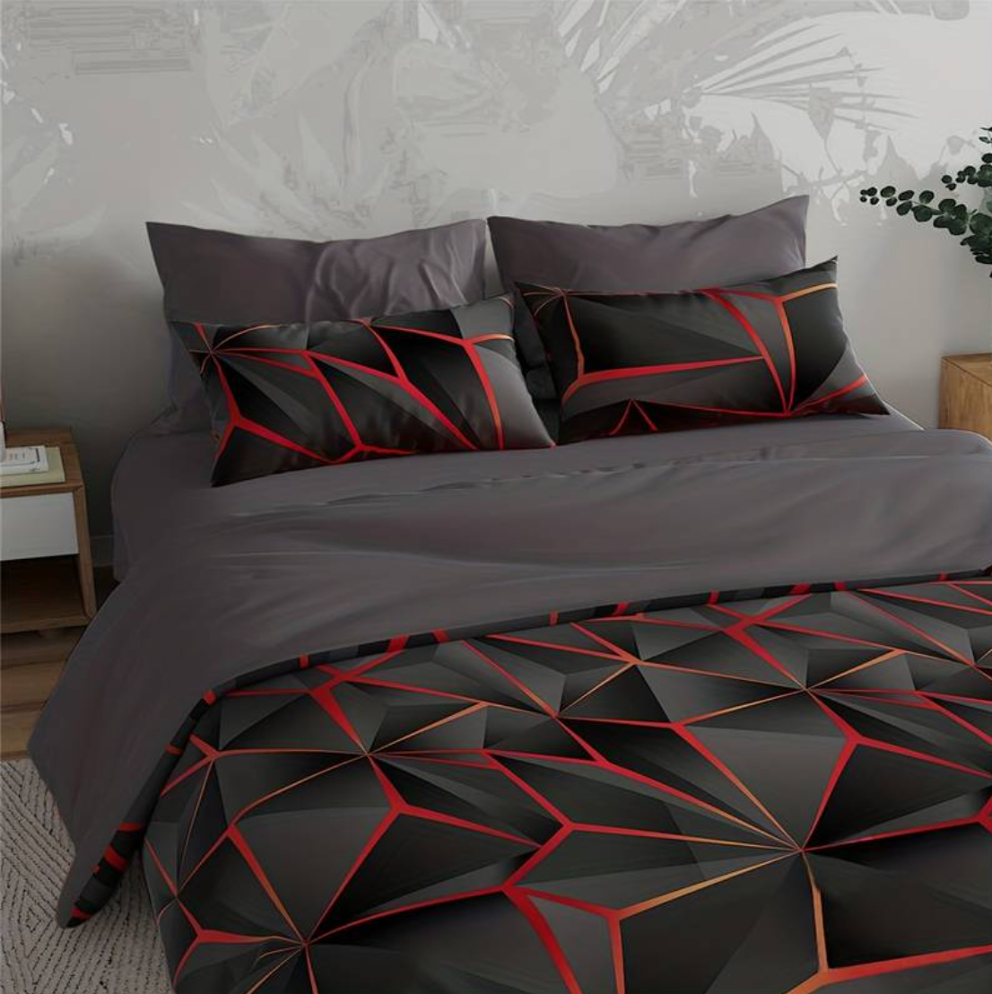 Hilton Luxury Microfibre Duvet Set with Soft Breathable All Season Comfort