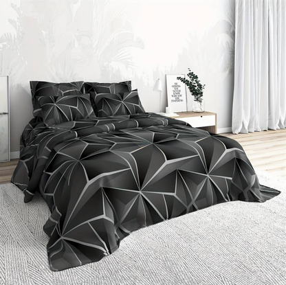 Hilton Luxury Microfibre Duvet Set with Soft Breathable All Season Comfort