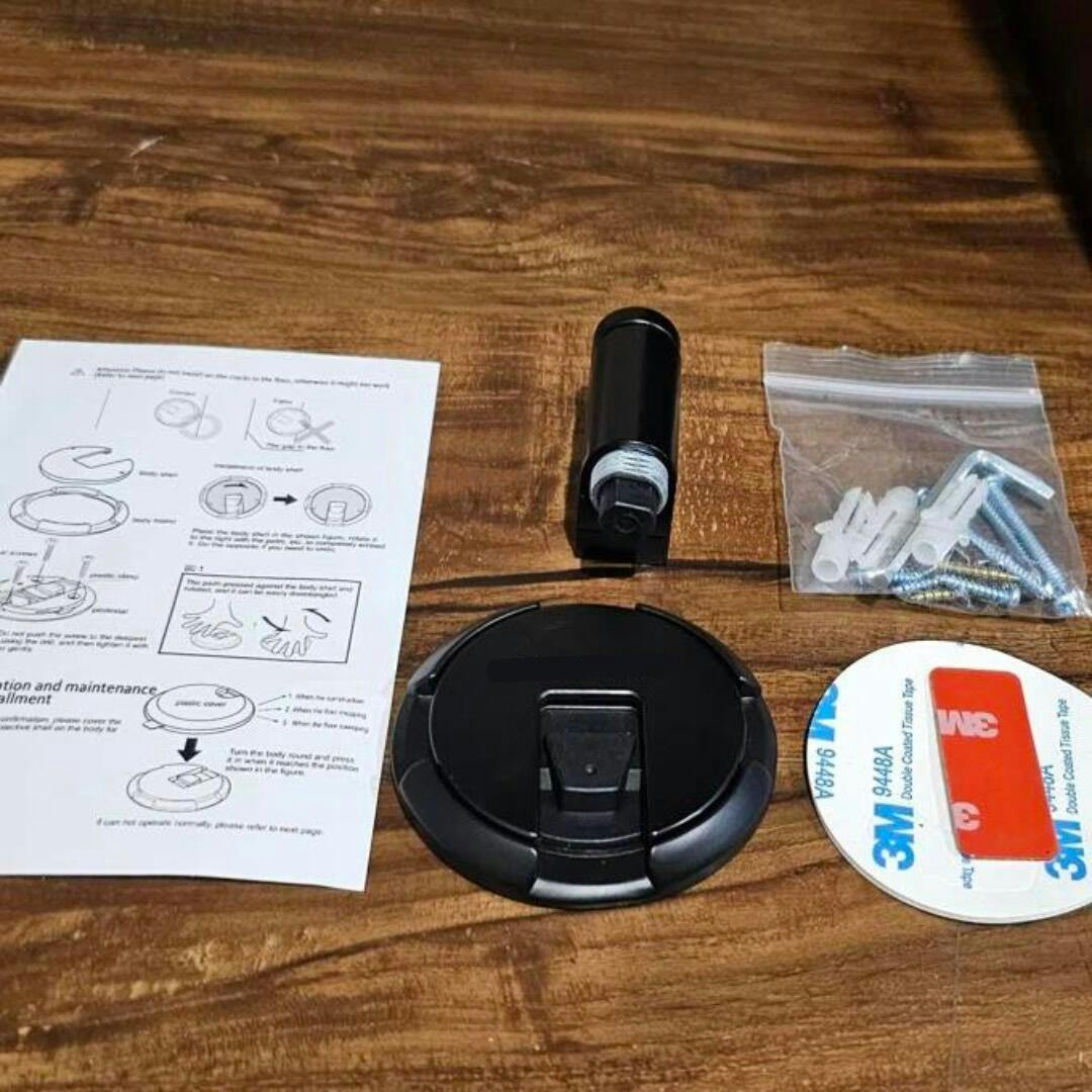 HoldMate Magnetic Door Stopper with Strong Hold and No Drill Installation