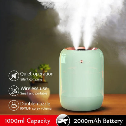 HydraPur UV Air Humidifier Silent Portable Mist Diffuser