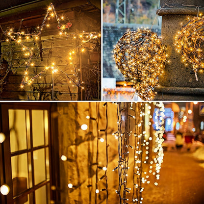 IP44 Outdoor String Lights with Warm Decorative Glow