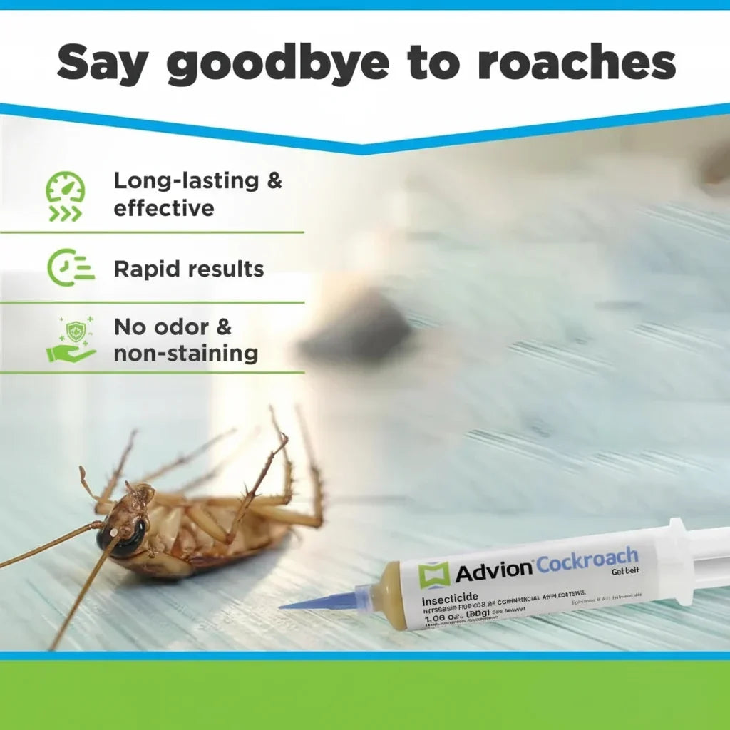 Indoor Cockroach Control Gel Bait Syringe Indoxacarb 0.6 Percent 30g