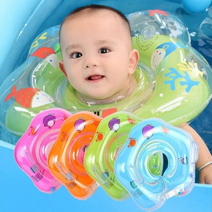Inflatable Baby Swimming Neck Float with Chin Support