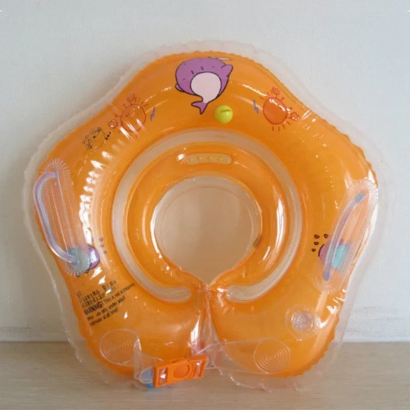 Inflatable Baby Swimming Neck Float with Chin Support