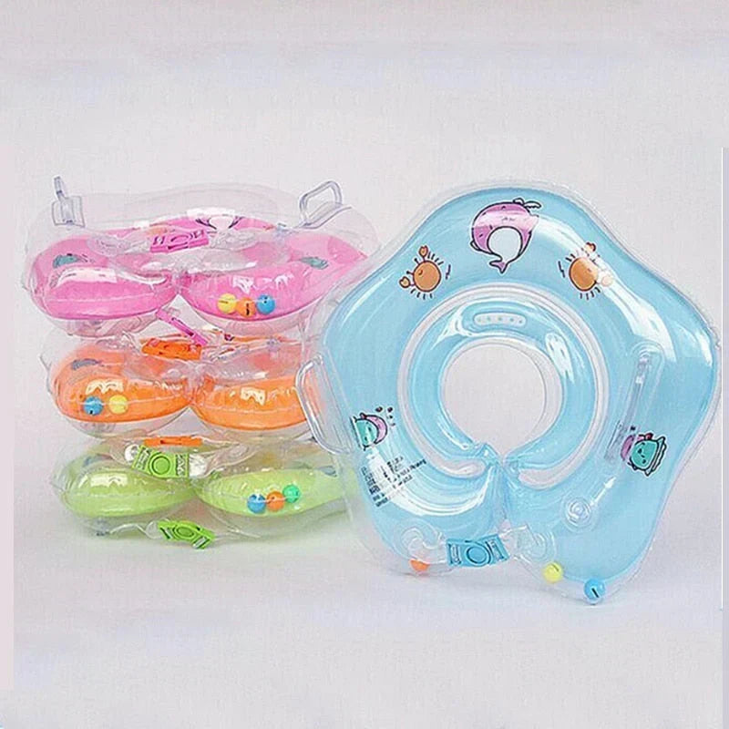 Inflatable Baby Swimming Neck Float with Chin Support