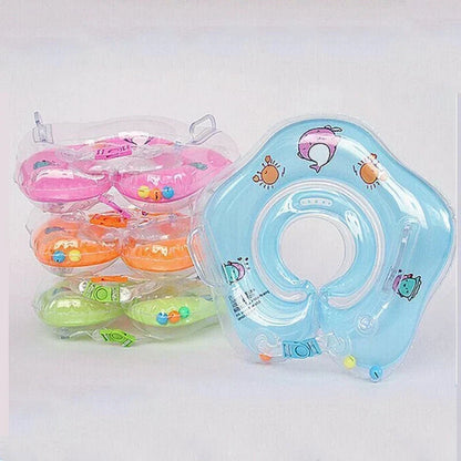 Inflatable Baby Swimming Neck Float with Chin Support
