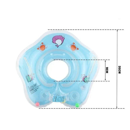 Inflatable Baby Swimming Neck Float with Chin Support