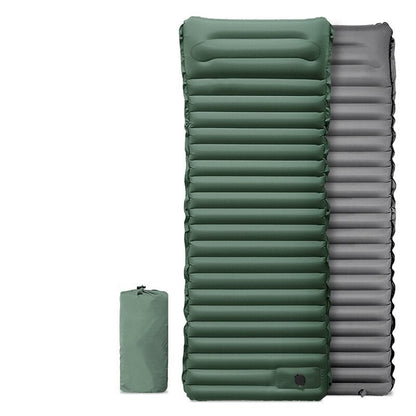 Inflatable Camping Mattress with Built In Foot Pump for Comfortable Outdoor Sleep