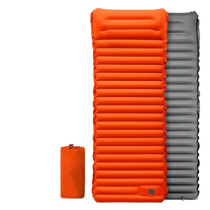 Inflatable Camping Mattress with Built In Foot Pump for Comfortable Outdoor Sleep