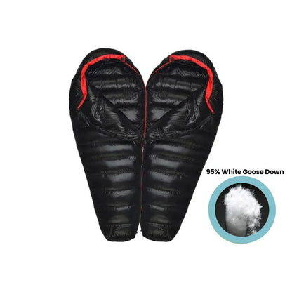 Insulated Winter Sleeping Bag for Cold Weather Camping and Outdoor Adventures