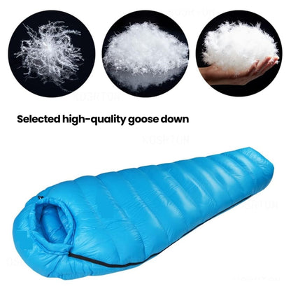 Insulated Winter Sleeping Bag for Cold Weather Camping and Outdoor Adventures