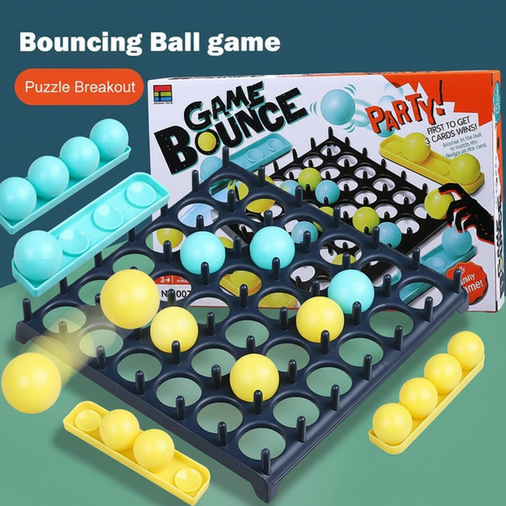 Interaktives Ballwurf- und Verbindungsspiel, Brettspiel für Familien und Partys, 2 bis 4 Spieler