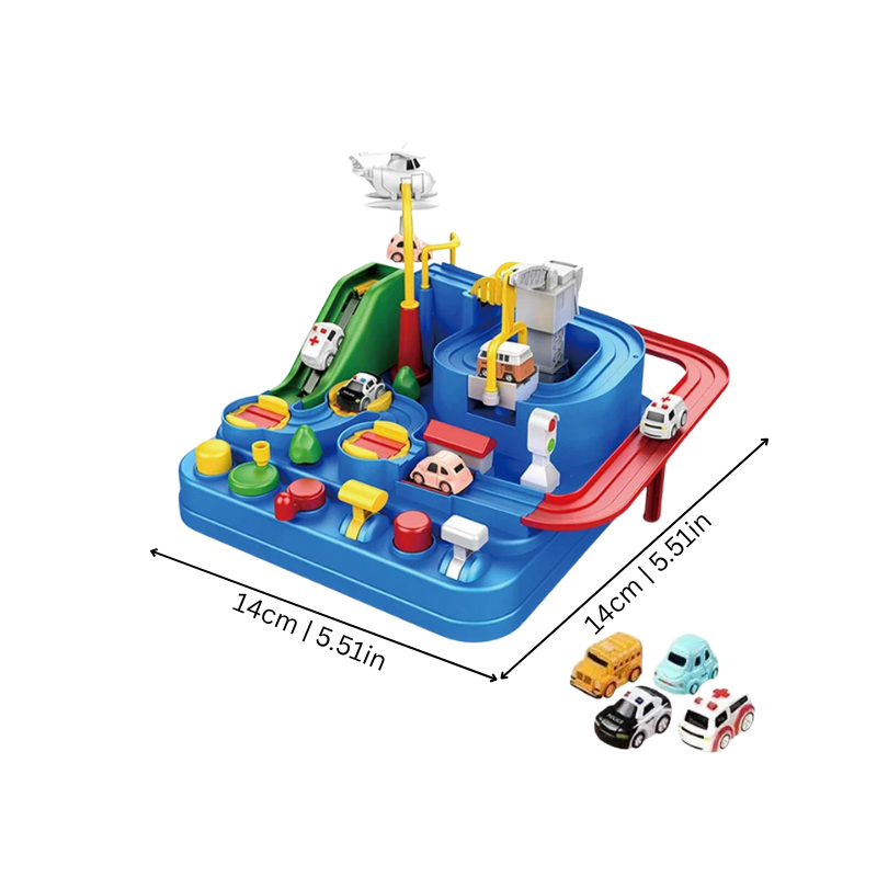 Interactive Car Track Maze Playset for Kids