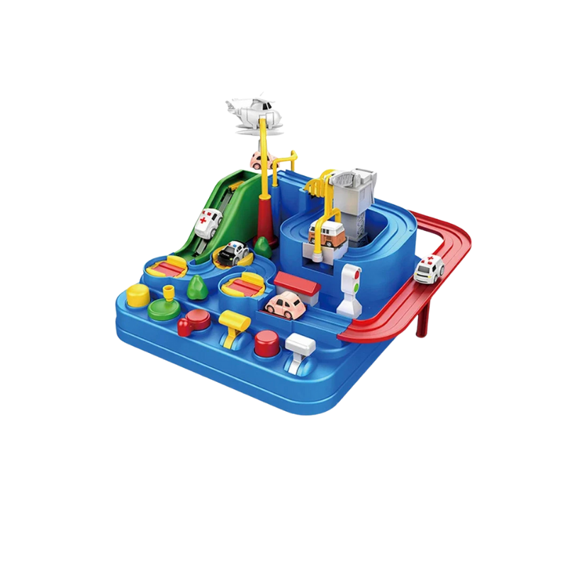 Interactive Car Track Maze Playset for Kids