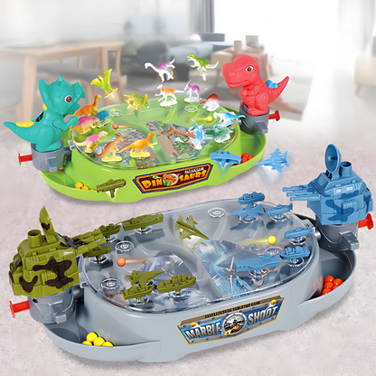 Interactive Dinosaur Battle Game for Two Players