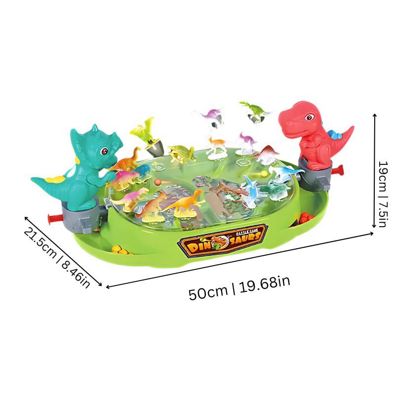Interactive Dinosaur Battle Game for Two Players