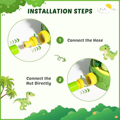 Interactive Dinosaur Water Sprinkler for Outdoor Summer Play